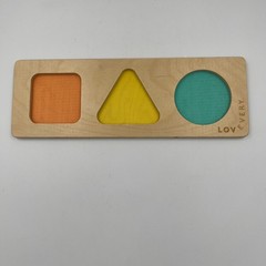 Lovevery Geo Shapes Wooden Puzzle Replacement Board The Enthusiast Play Kit