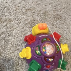VTech Pull Along Turtle Activity Toy, Alphabet Theme, Multicolor, Motor Skills