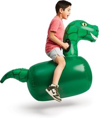 Inflatable Dino Bouncer for Kids 5+ Outdoor Jumping Toy Hopping Animal Play