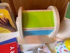 Lovevery Baby Toys The Sensor Play Kit Spinning Rainbow Tissue Box Wobbler