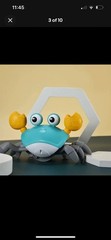 Dancing Crawling Crab Toy, Engaging Baby Playtime Fun Obstacle Avoidance Sensors