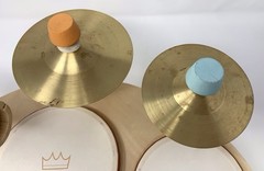 Drum Set 9 in 1 Musical Instruments for for Toddlers Wooden Montessori Toy