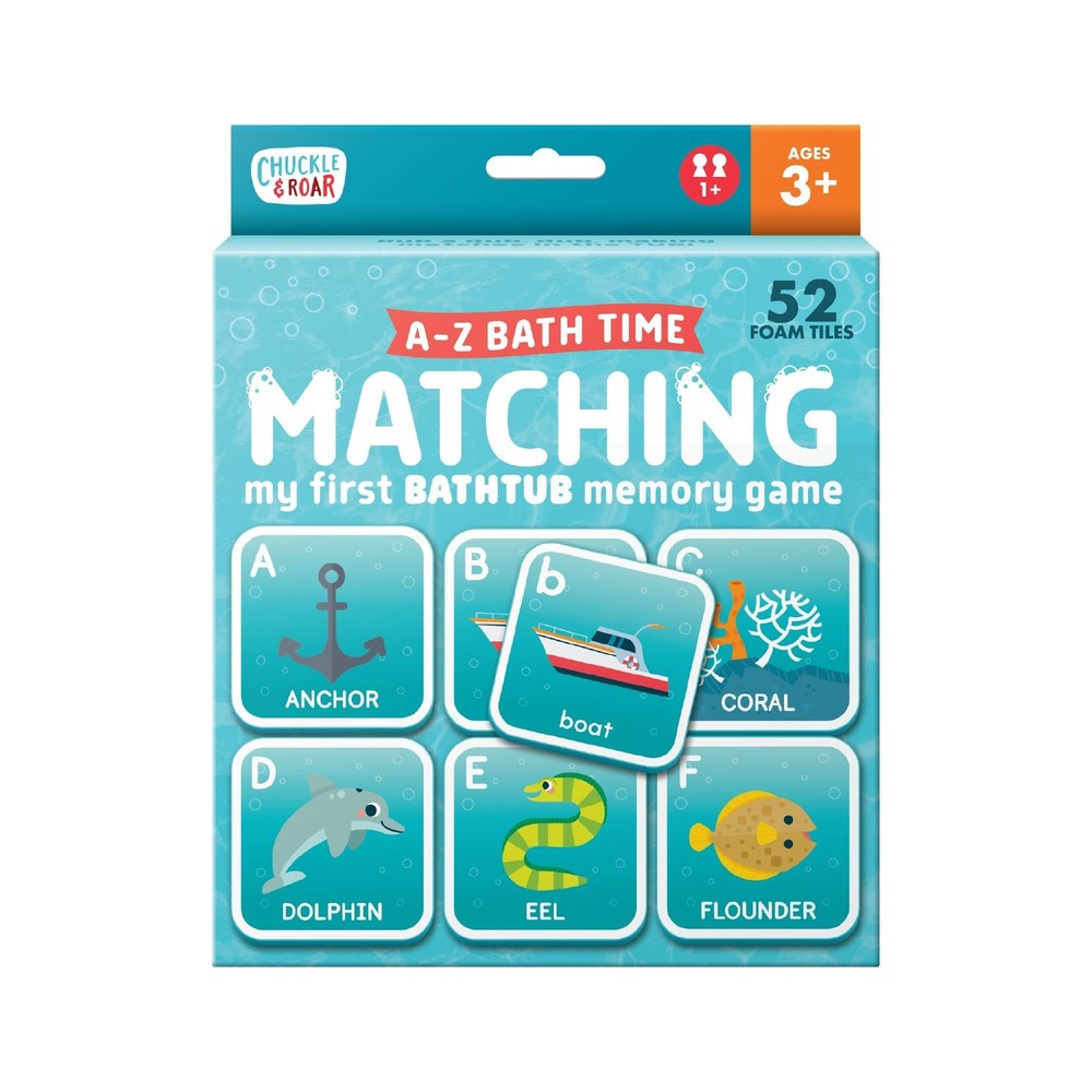 Chuckle & Roar Bath Matching Memory Game for Kids Ages Small,