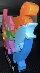 Educational Animal Balance Wood Dinosaur Preschool Cognition Game/Puzzle 10Pcs