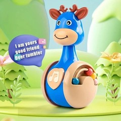 Roly Poly Baby Toys 6 to 12 Months, Tumbler Wobbler Toys for Infant Boy Girl