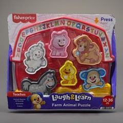 Fisher Price Laugh Learn Farm Animal Puzzle for Infants and Toddlers