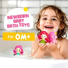 Hely Cancy Baby Bath Toys – No Hole for Kids, Tub Shower Small