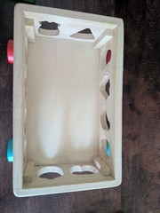Montessori Toy Lot-Tissue Box/Stacking Blocks/Nesting Eggs/Wooden Shape Sorter