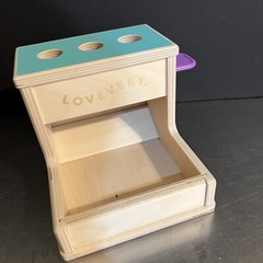 Lovevery Wooden Peg Drop No Pegs The Thinker 11-12 Months Developmental Toy Wood