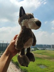 Plush toy stuffed doll nice cute forest animal Wolf Valentine birthday gift 1pc