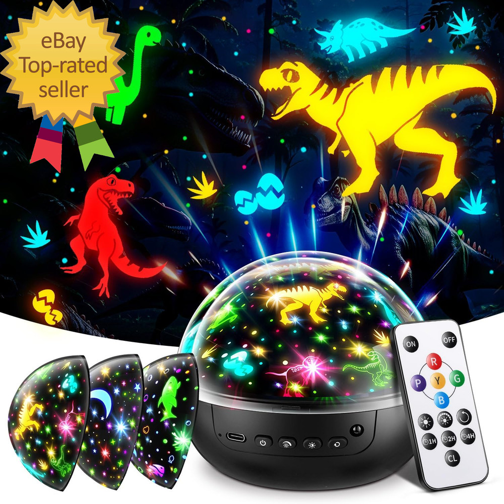 Dinosaur Toys for Kids 3-5, 【Remote+3 Films+93 Effects】 Dinosaur Toys for Kids 2