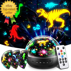 Dinosaur Toys for Kids 3-5, 【Remote+3 Films+93 Effects】 Dinosaur Toys for Kids 2