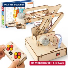 Robot Arm Kits, Robotics for Kids Ages 8-12 14-16 STEM Toys, DIY Science Experim