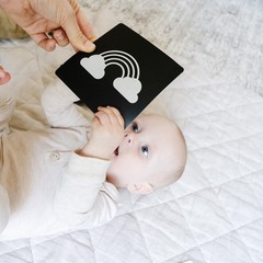 Spiggly High Contrast Baby Visual Stimulation Cards – Infant, Black and White