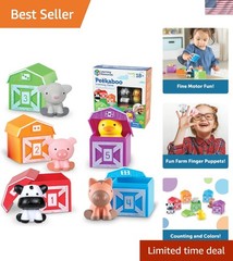Durable Peekaboo Learning Farm Set – Color Recognition and Imaginative Play Toy