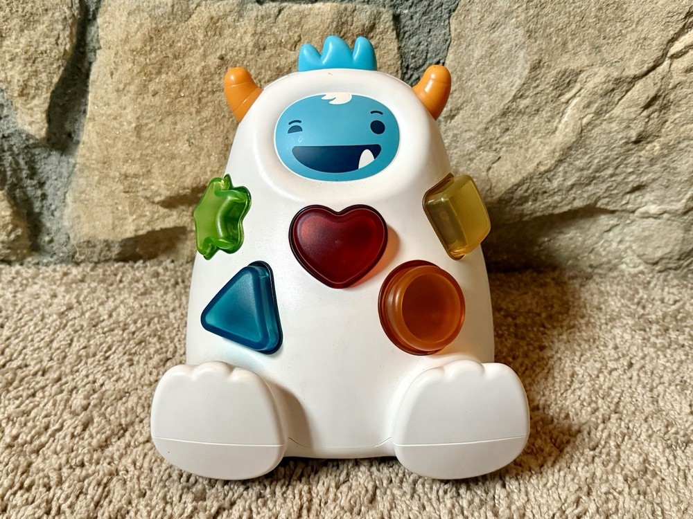 Skip Hop Explore & More Sort & Spin Yeti Interactive Toddler Shape Sorter Toy