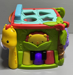 Fisher-Price Activity Cube Musical Toy Lights Sounds Numbers Letters Learning