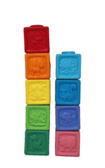 Toys for babies Stacking Blocks and textured sensory toys in shapes (Pre-Owned)
