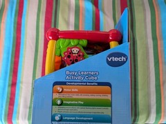 VTech Busy Learners Activity Cube Baby Toddler Learning Toy Lights Sounds 6–36M