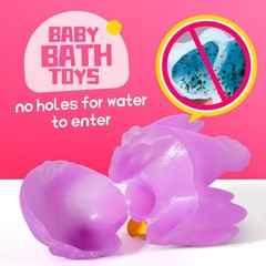 Hely Cancy Baby Bath Toys – No Hole for Kids, Tub Shower Small