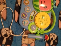 Cocomelon Sing and Learn Laptop Toy for Toddlers 60+ Phrases, Lights Sounds