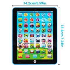 Blue Children Kids TABLET MINI PAD Educational Learning Toys For Boys Girls Baby