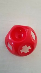 Vintage Tupperware Shape-O Ball Replacement RED SHAPE Piece Parts ONLY