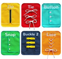 Montessori Busy Board for Toddlers – Sensory Skills Toy, Fine Motor Activities,
