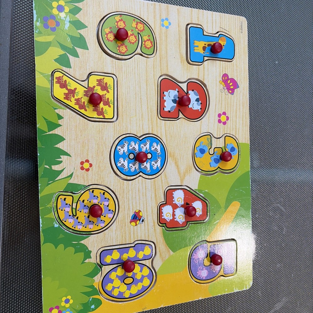 Toddler Puzzles Shapes, Animals And Numbers