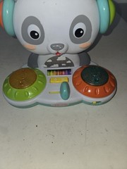 Infantino Spin & Slide DJ Panda – 16 Songs, Busy Beads for Fine Motor Skills Ek