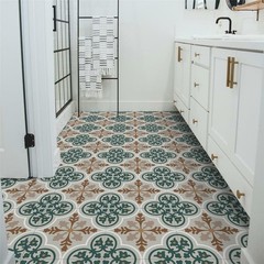 VICCI 24pcs Floor Tile Stickers Easy Peel and Stick Backsplash Wall Tiles Dec…
