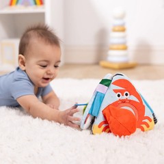 Melissa & Doug Ocean Tummy Time Triangle Baby Toy Infant Developmental NEW