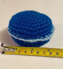 Handmade Crochet Blue Color Sorting Playset, Learning Toy, Montessori