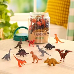 Mini Dinosaur Toys Collection: 60 Assorted Figures for Creative Play Adventures