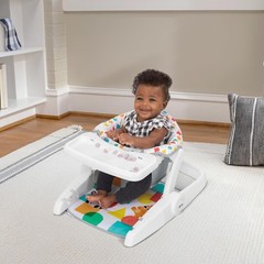 Baby Einstein 4-in-1 Kickin’ Tunes Learn-to-Sit Music & Language Floor Seat, wit