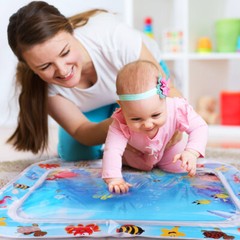 Inflatable Water Play Mat For Newborn Baby Infants Toddlers Toys Christmas Gift