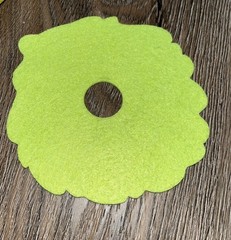 LeapFrog 4-in-1 Learning Hamburger Stacking Baby Toy REPLACEMENT FELT LETTUCE