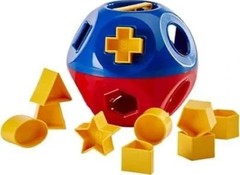 TUPPERWARE Shape O Ball Kids Hand Eye Coordination Learning TOY w/FREE KEYCHAIN
