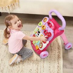 VTech Sit-to-Stand Learning Walker (Frustration Free Packaging), Pink, Pink