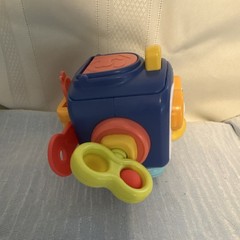 Multicolor Activity Cube Puzzle Toy – Hand-Eye Coordination, Motor Skills