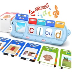 Interactive Phonics & Math Flash Cards Set for Preschoolers