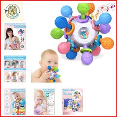 Baby Teething Toys for 0-6 6-12 , Newborn Infant Montessori Toys | Tummy Time…