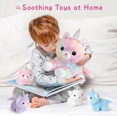 Toys for Ages 0 1 2 3 4 5 6 7 8+ Years – Plush Mommy Stuffed Unicorn Cat Toys