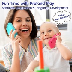 Toys for 1 Year Old Boy, 15 Functions Phone Baby Toys 6-12 Months, Baby Cell