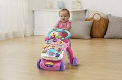 VTech Stroll & Discover Activity Walker – Pink with Accessories, Baby and Toddle