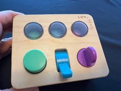 Lovevery Sensory Switchboard Toy From The Thinker Play Kit 11-12 Months..