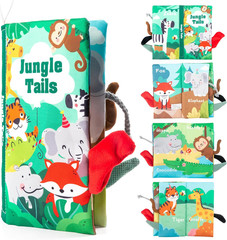 Touch & Feel Crinkle Cloth Baby Book – Early Learning 0–18M