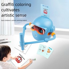 Educational Interactive Drawing Robot Learning Toy With 100 Word Cards For KidOY