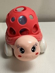 OBALL Style (Not OBALL) Toy Car Pink Red Soft Squish Top