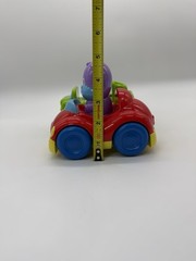 Bright Starts Push N Go Monkey & Hippo Friction Cars With Sounds Working Lot 2